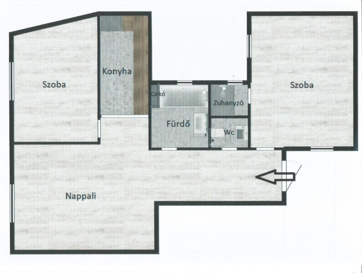 Apartment With 2 Bedrooms Near Gellert Thermal Bath Budapeşte Dış mekan fotoğraf